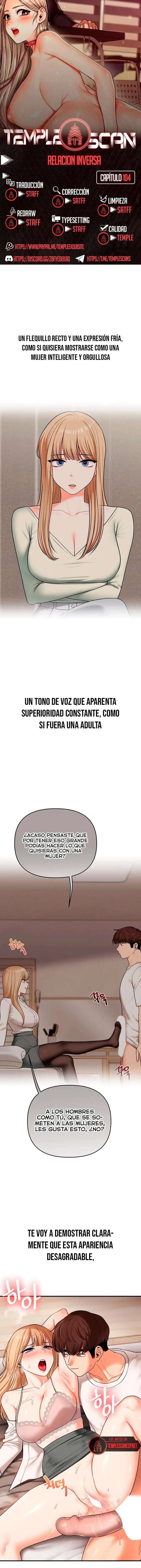 Relación inversa capítulo 104 página 1