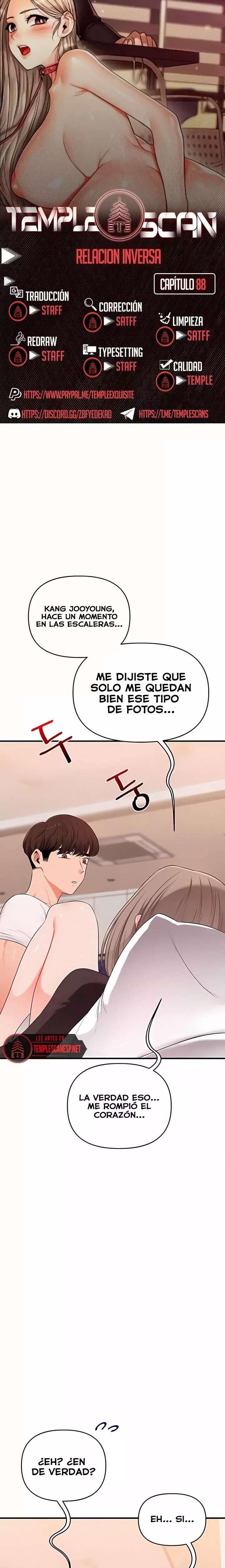 Relación inversa capítulo 88 página 1