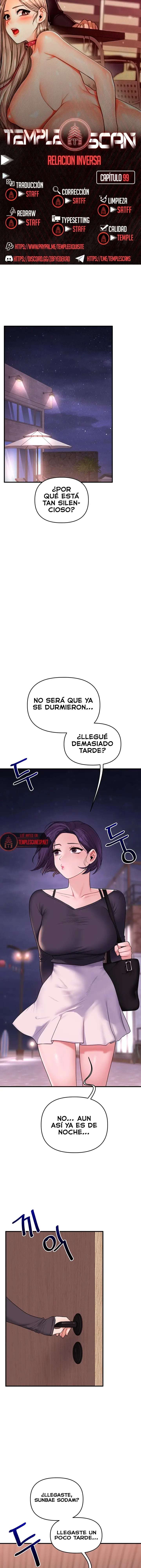 Relación inversa capítulo 99 página 1