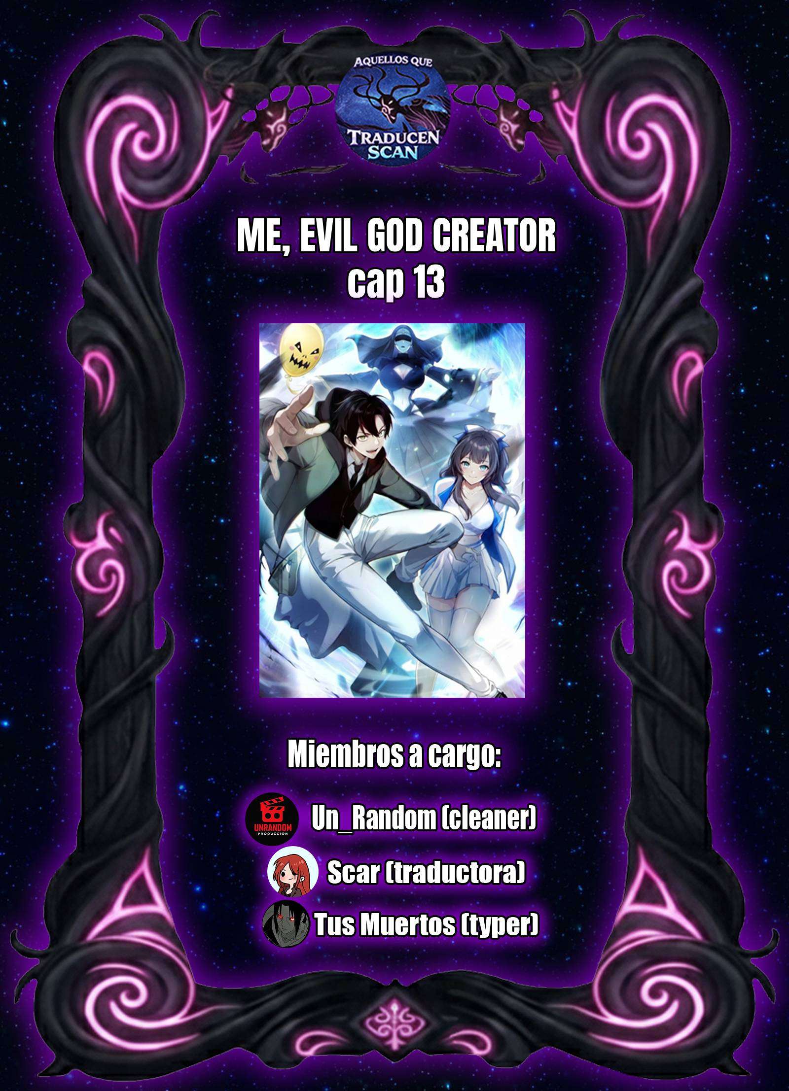 Yo, El Creador de Dioses Malignos capítulo 13 página 1