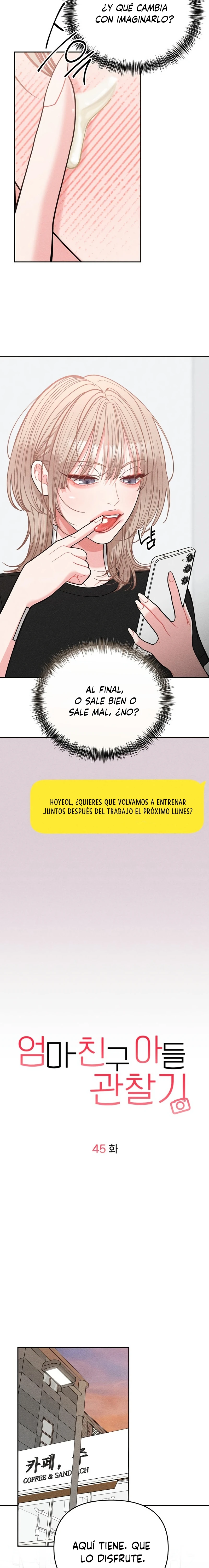 Observando al hijo de la amiga de mi mamá capítulo 45 página 7