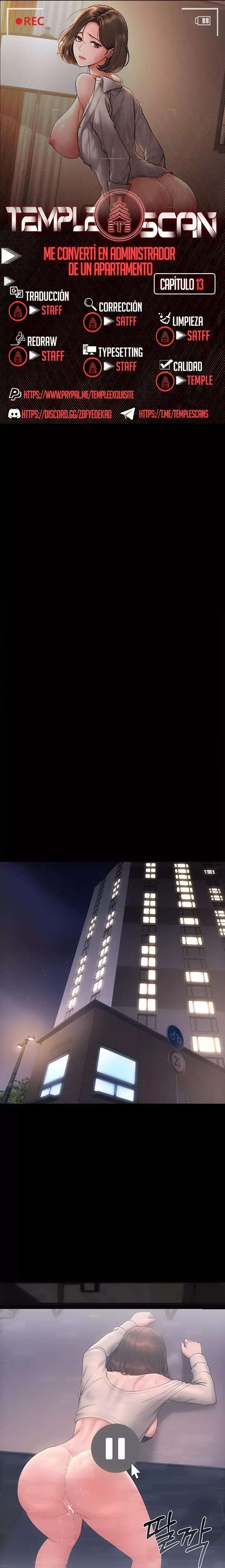 Privilegios del administrador del edificio capítulo 13 página 1
