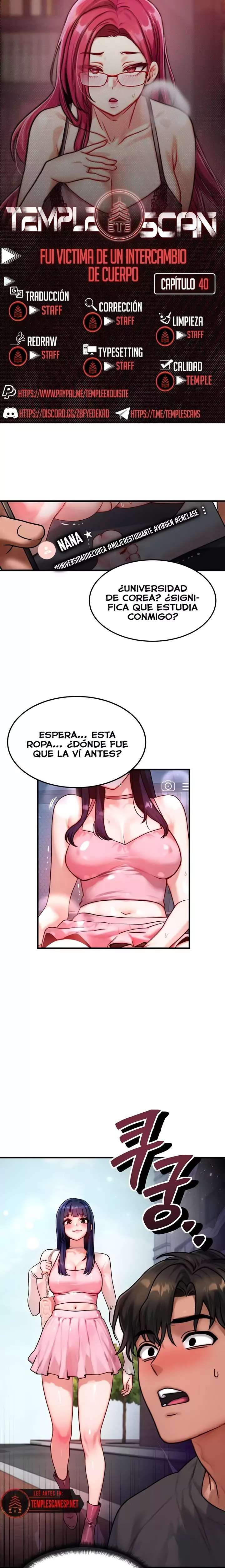 Intercambio de cuerpos capítulo 40 página 1