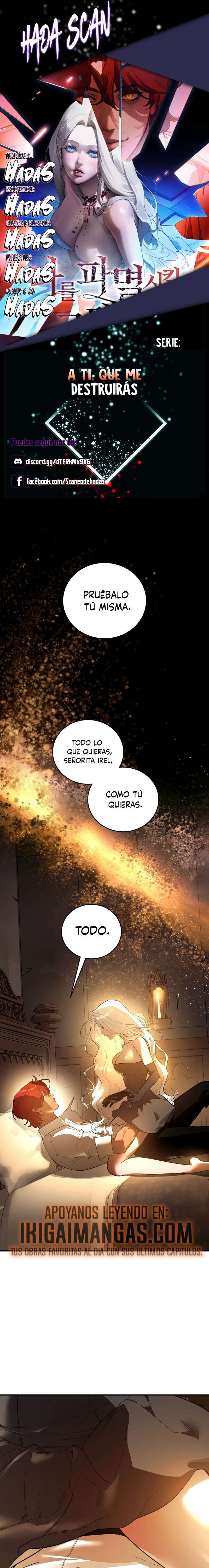 A ti, que me destruirás capítulo 24 página 1