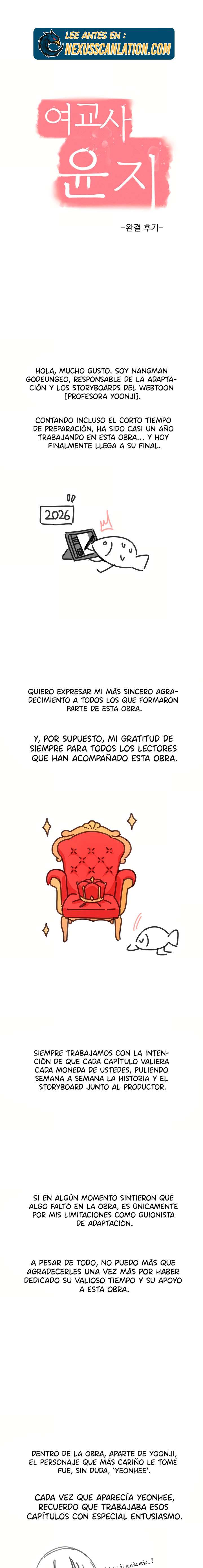 La profesora Yoonji capítulo 39.5 página 1