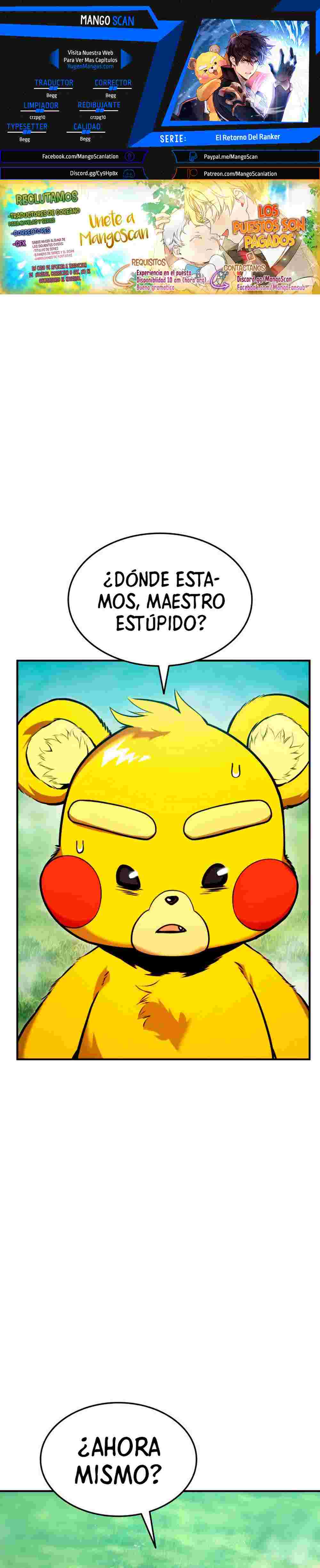 El Retorno Del Ranker (Remake) capítulo 106 página 1