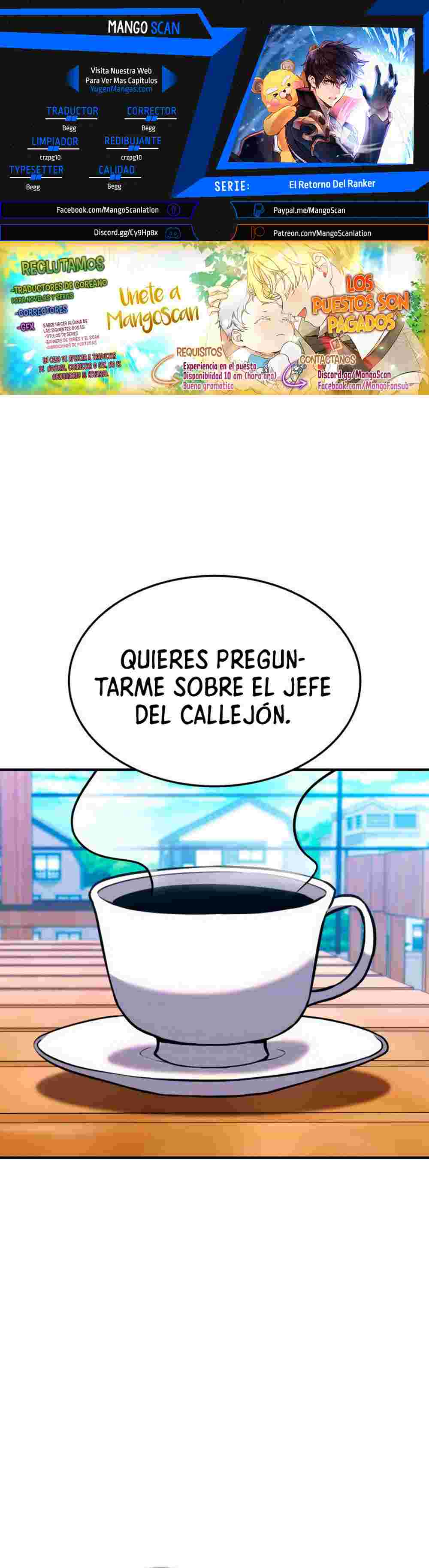 El Retorno Del Ranker (Remake) capítulo 117 página 1