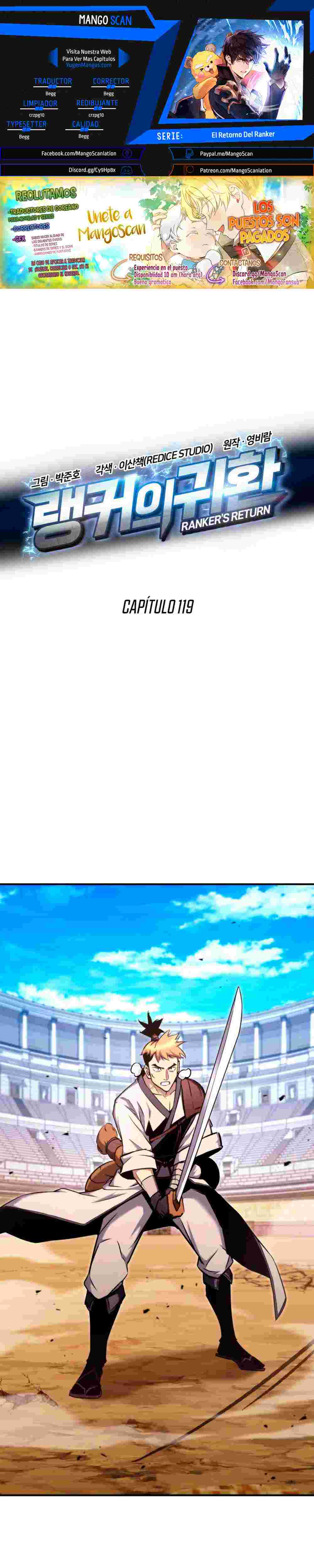 El Retorno Del Ranker (Remake) capítulo 119 página 1