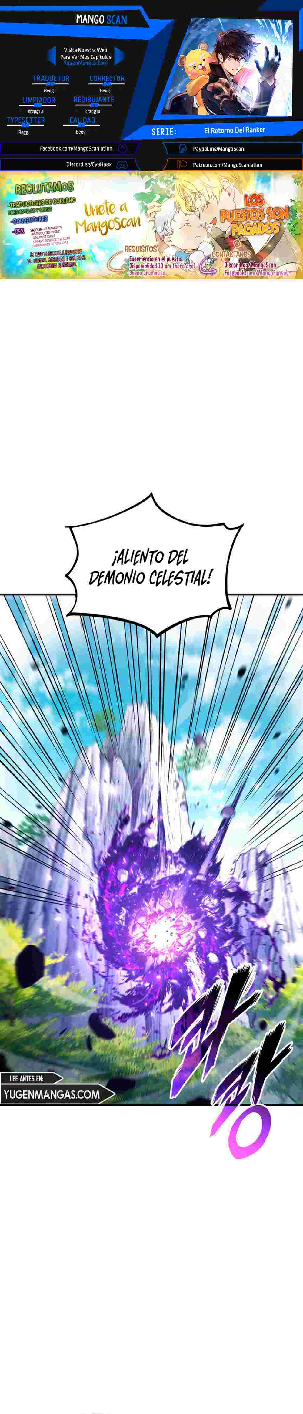 El Retorno Del Ranker (Remake) capítulo 127 página 1