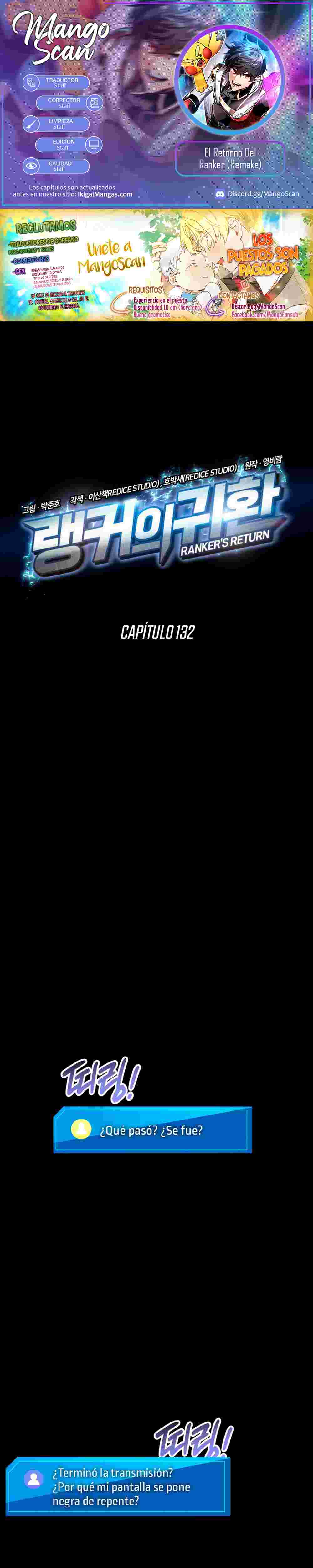 El Retorno Del Ranker (Remake) capítulo 132 página 1