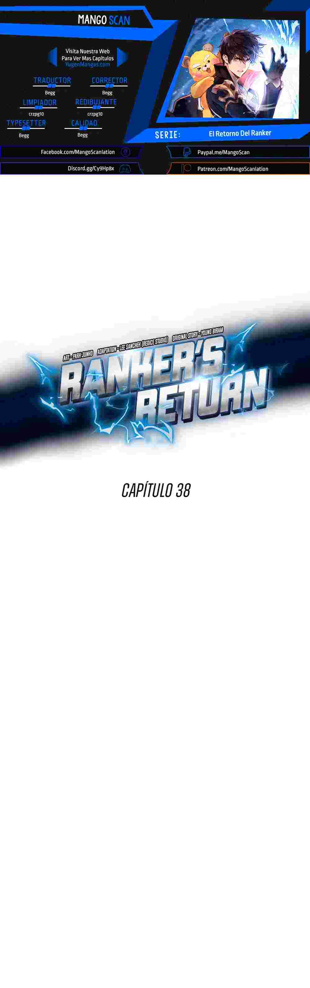 El Retorno Del Ranker (Remake) capítulo 38 página 1