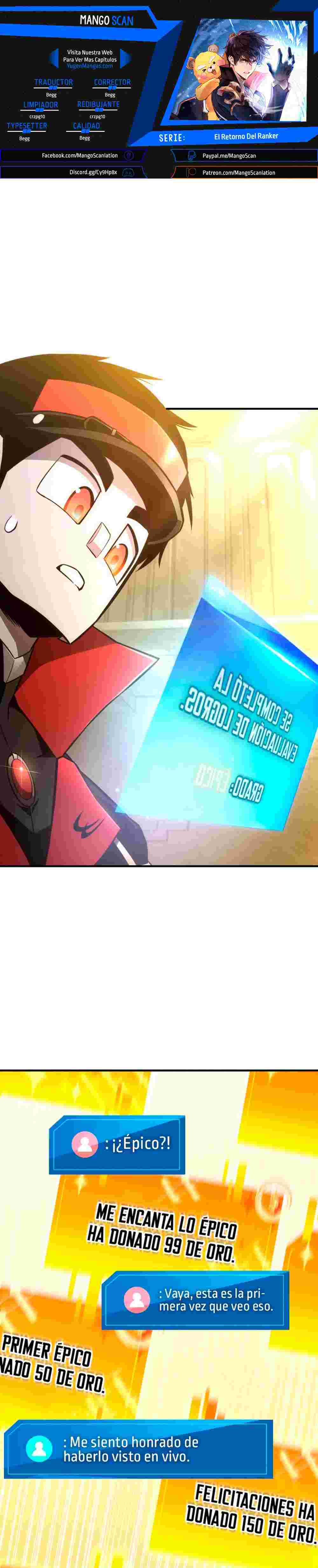 El Retorno Del Ranker (Remake) capítulo 40 página 1