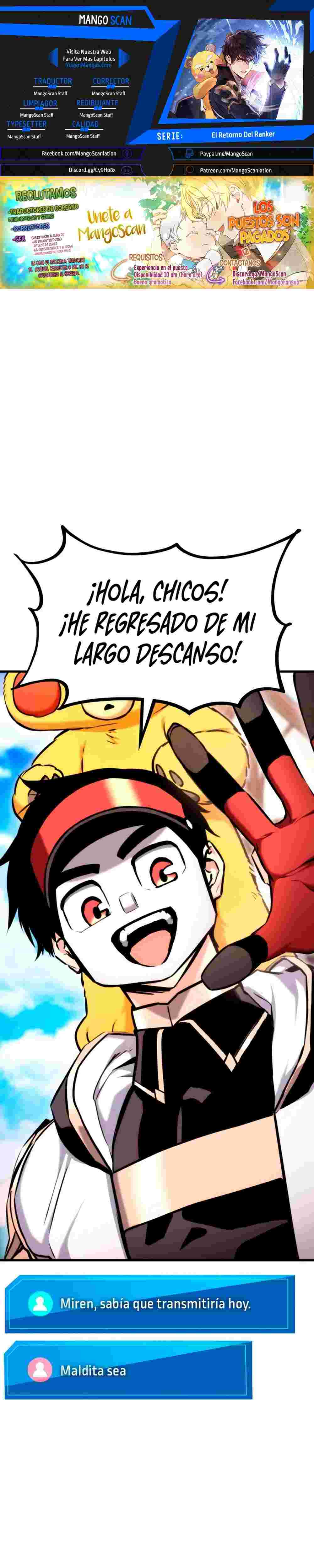 El Retorno Del Ranker (Remake) capítulo 75 página 1