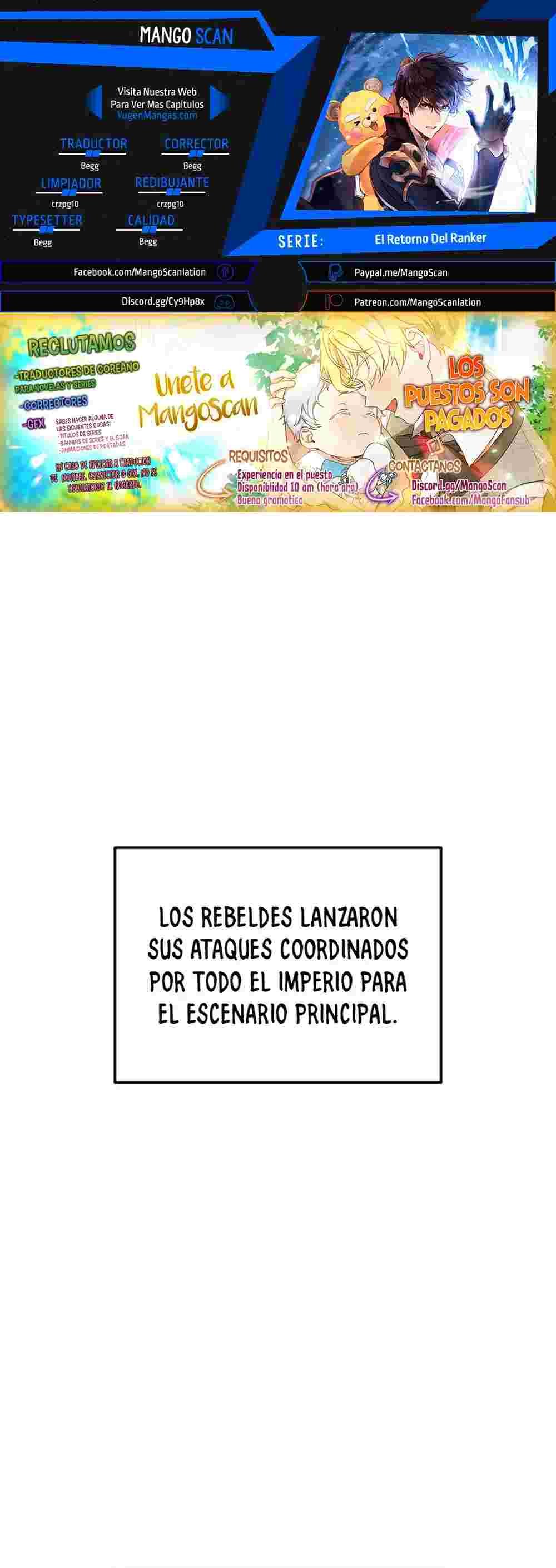 El Retorno Del Ranker (Remake) capítulo 96 página 1