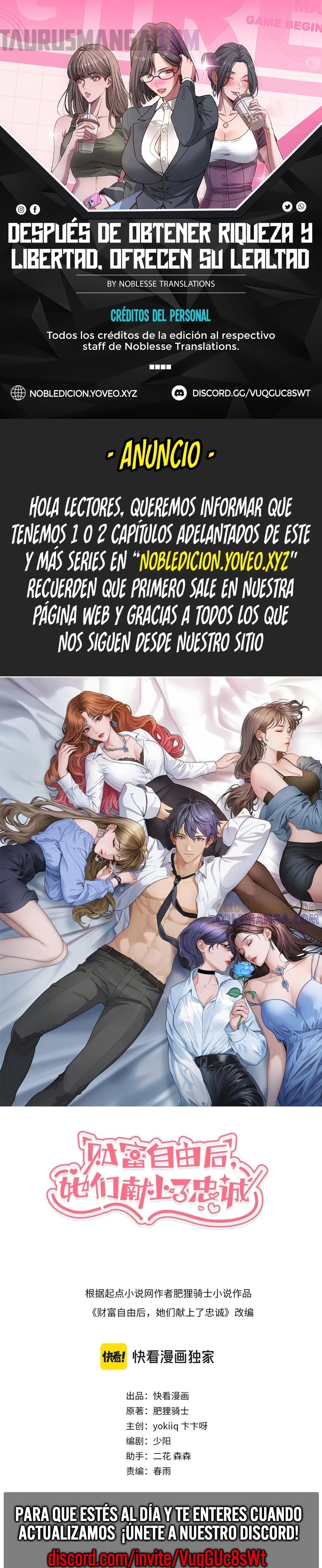Después de Obtener Riqueza y Libertad, Ofrecen su Lealtad capítulo 42 página 1