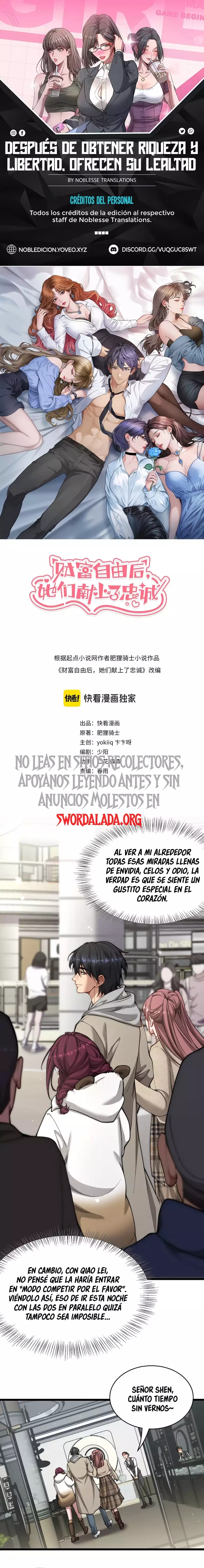 Después de Obtener Riqueza y Libertad, Ofrecen su Lealtad capítulo 67 página 1