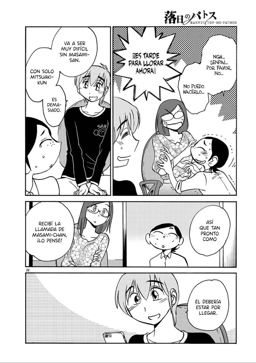 Rakujitsu no Pathos capítulo 57 página 22