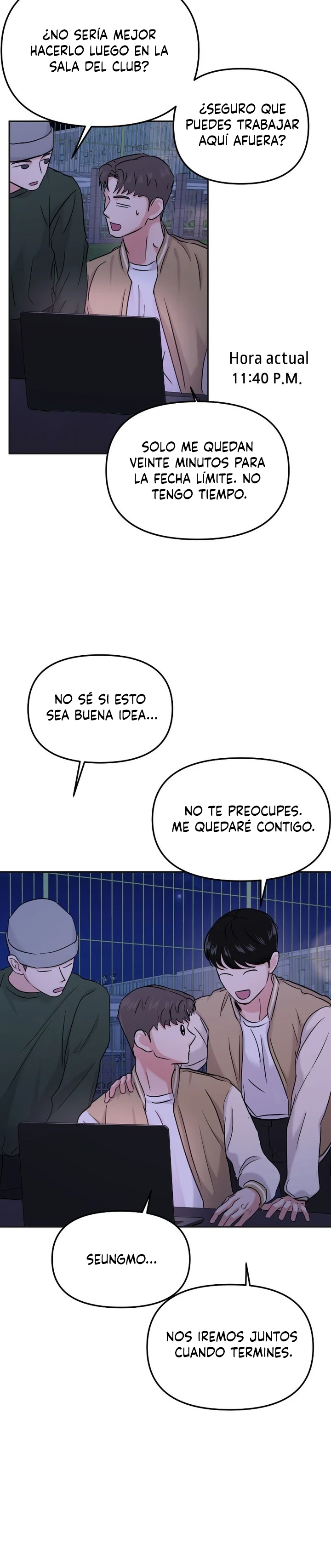 Es un romance universitario capítulo 28 página 21