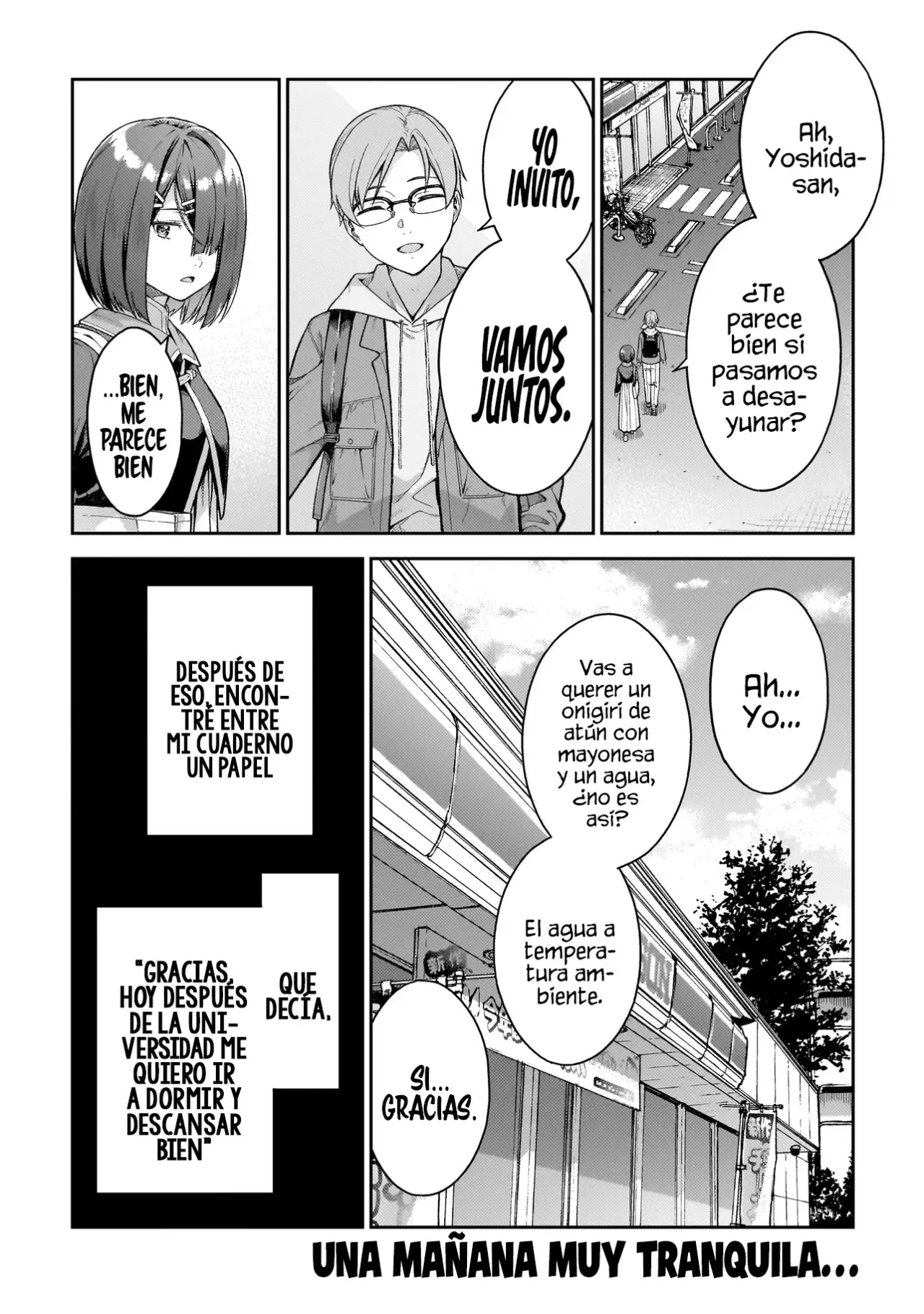 Wakaranai Desu Yoshida-san capítulo 3 página 34