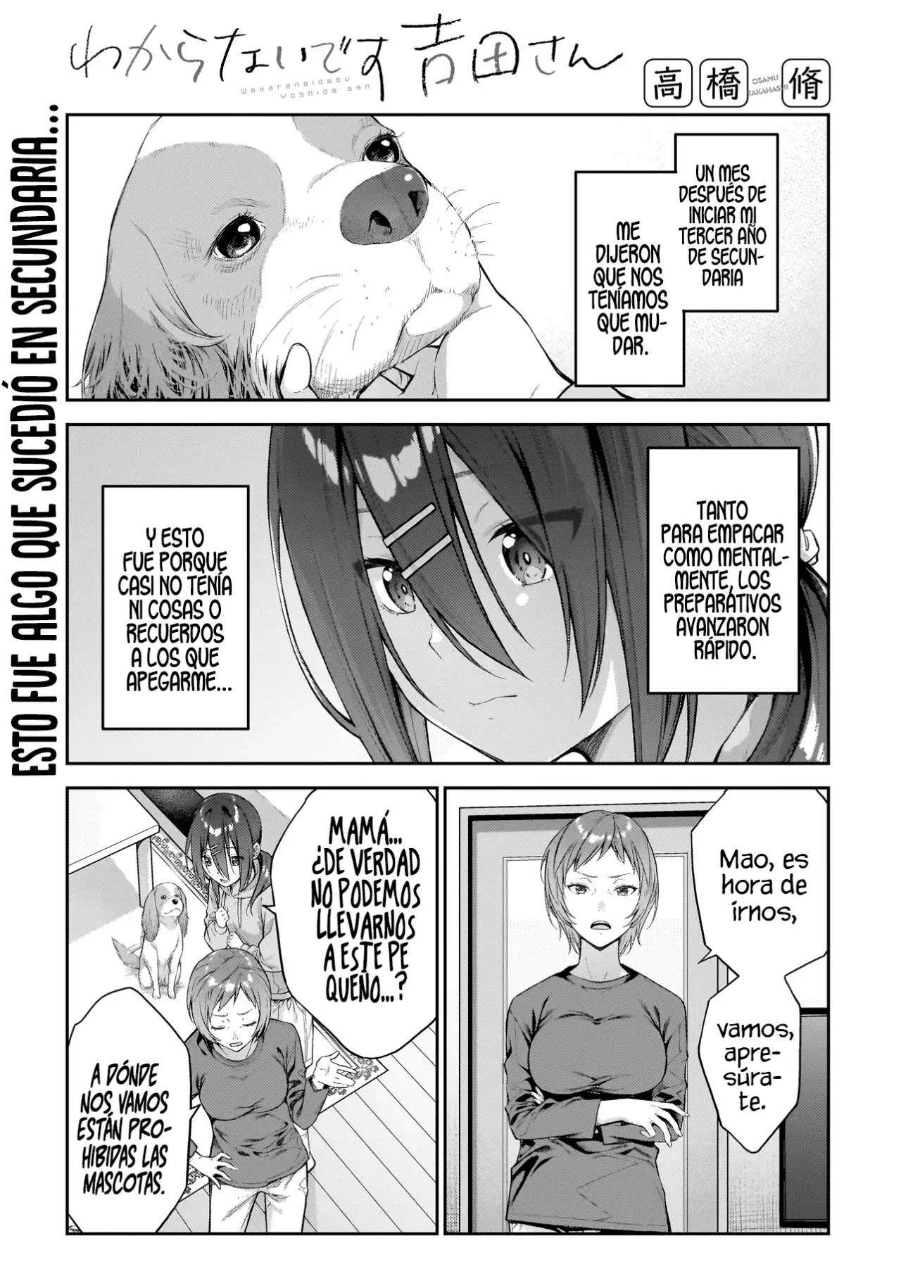 Wakaranai Desu Yoshida-san capítulo 5 página 3