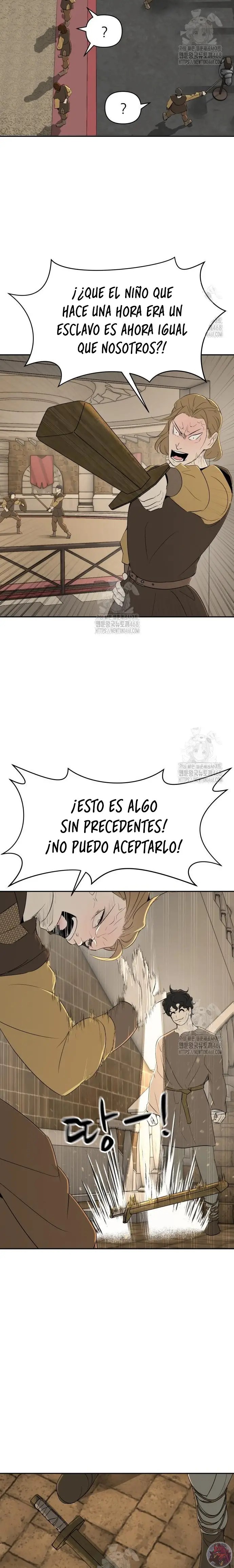 Cara feliz: De esclavo a leyenda de la arena. capítulo 18 página 14