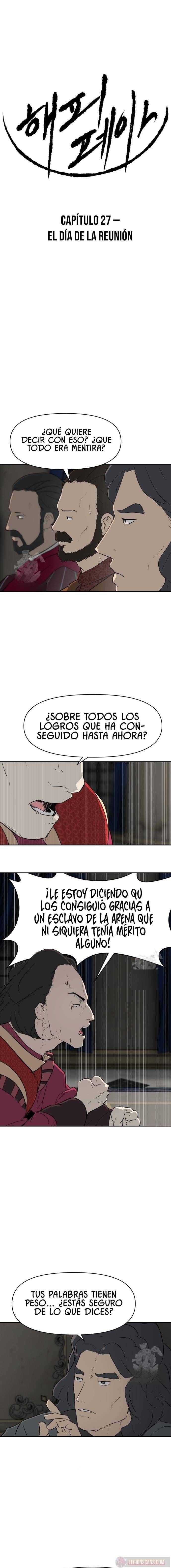 Cara feliz: De esclavo a leyenda de la arena. capítulo 27 página 1