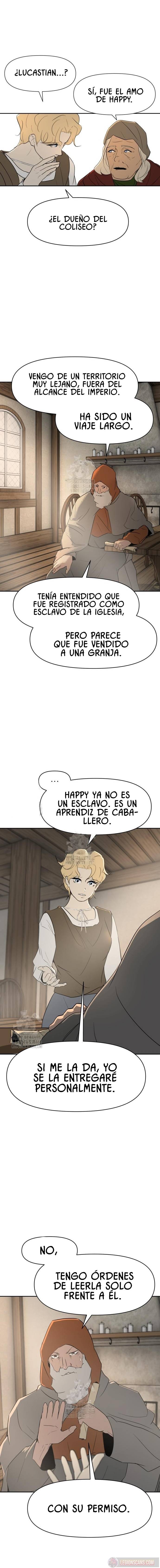 Cara feliz: De esclavo a leyenda de la arena. capítulo 27 página 14