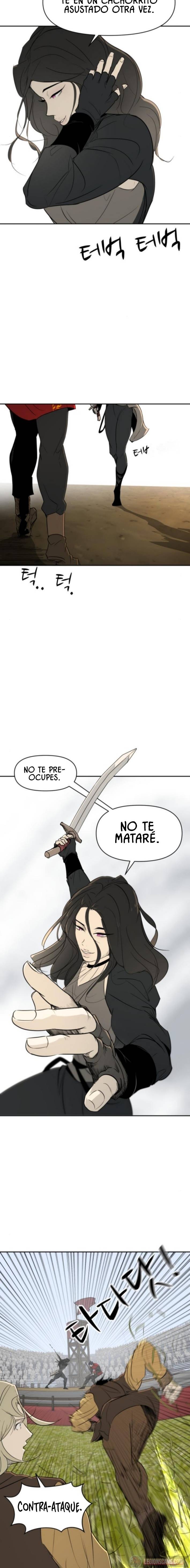 Cara feliz: De esclavo a leyenda de la arena. capítulo 29 página 18