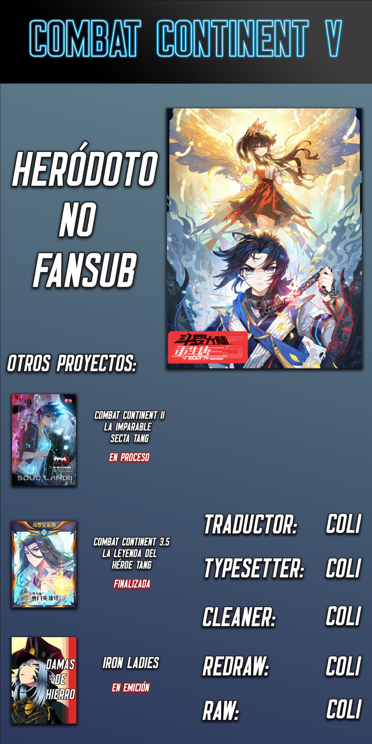 Combat Continent V: Renacimiento de TangSan capítulo 52 página 1