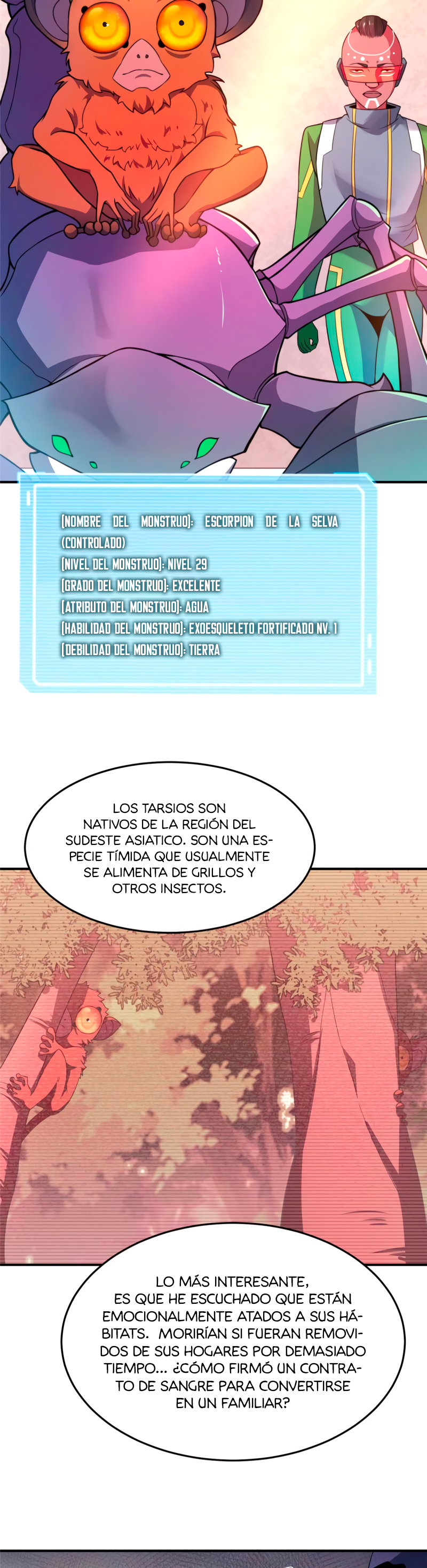 Entrenador de monstruos capítulo 105 página 9