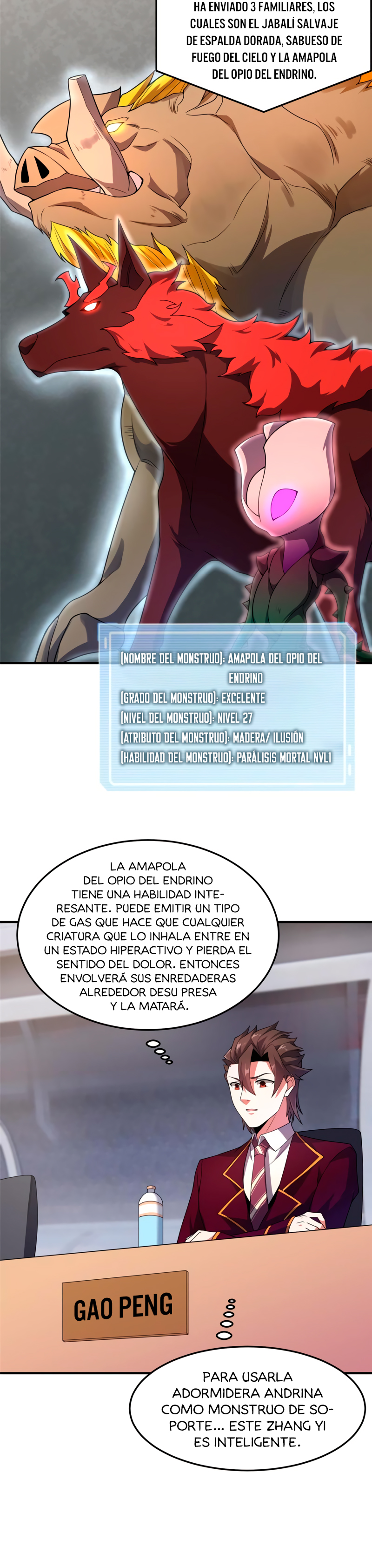 Entrenador de monstruos capítulo 107 página 7