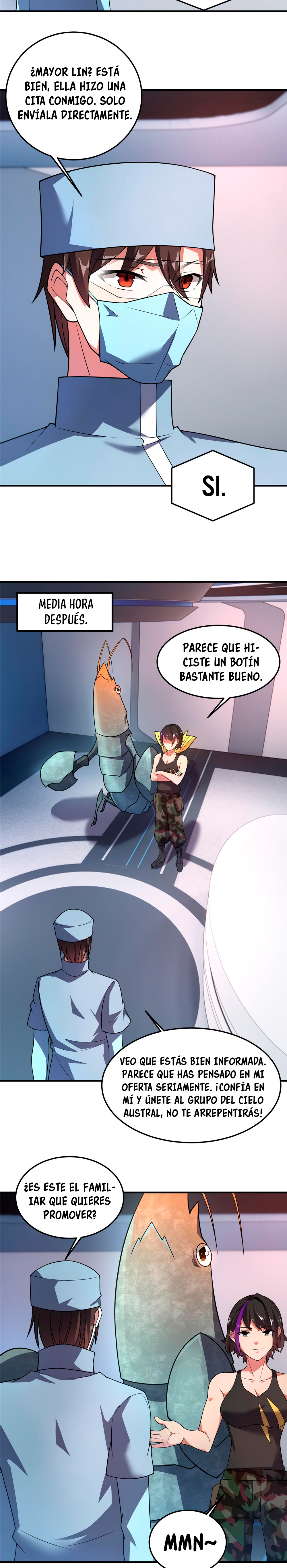 Entrenador de monstruos capítulo 117 página 8
