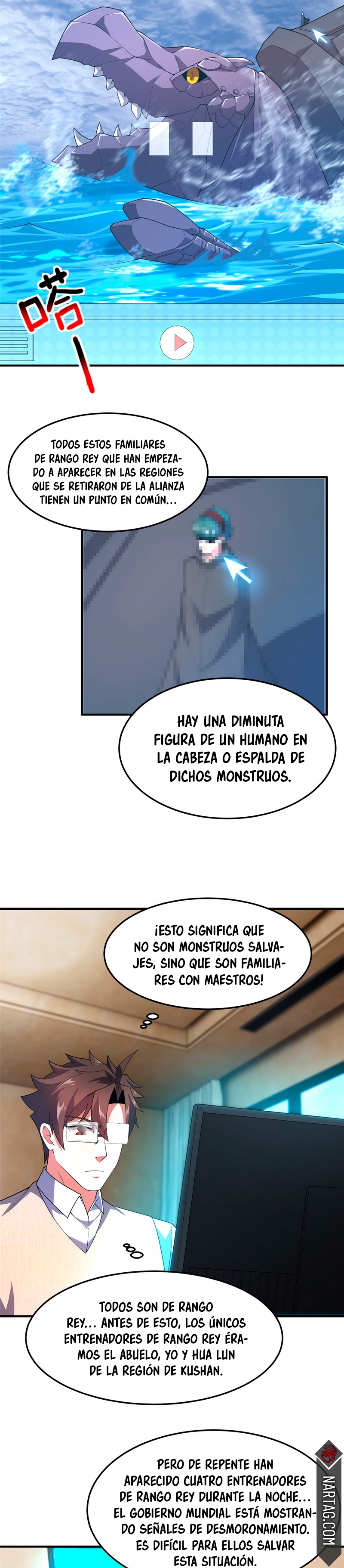 Entrenador de monstruos capítulo 171 página 18