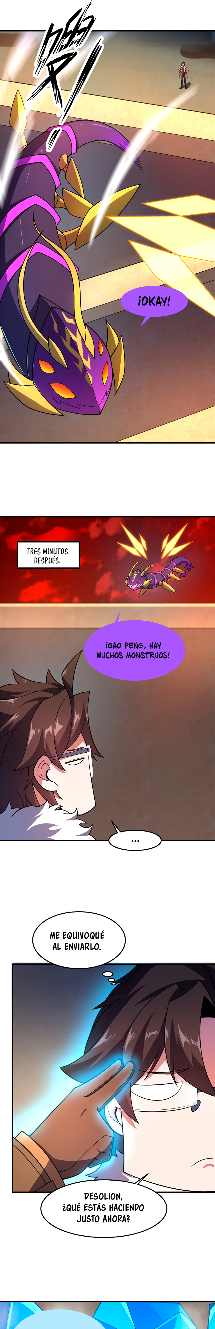 Entrenador de monstruos capítulo 217 página 8