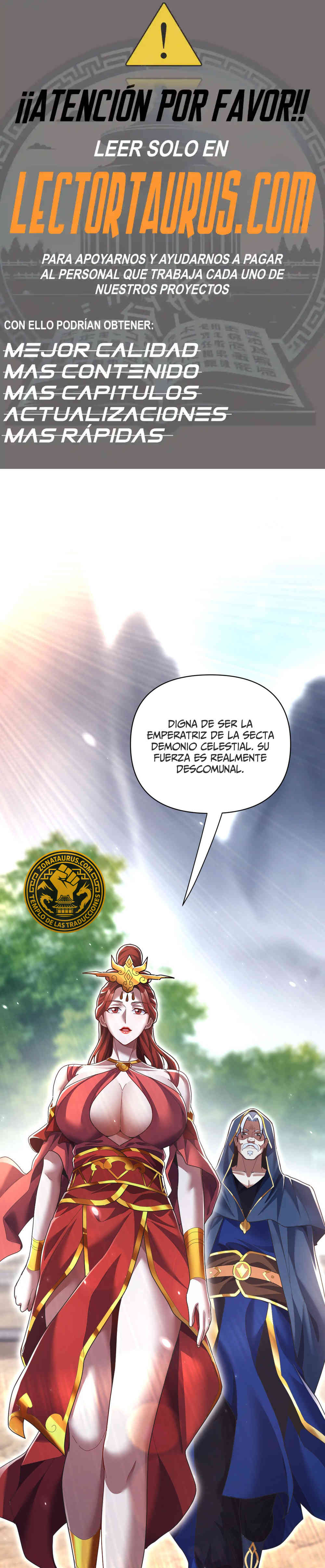 Me vuelvo invencible al sorprender a otros capítulo 100 página 1