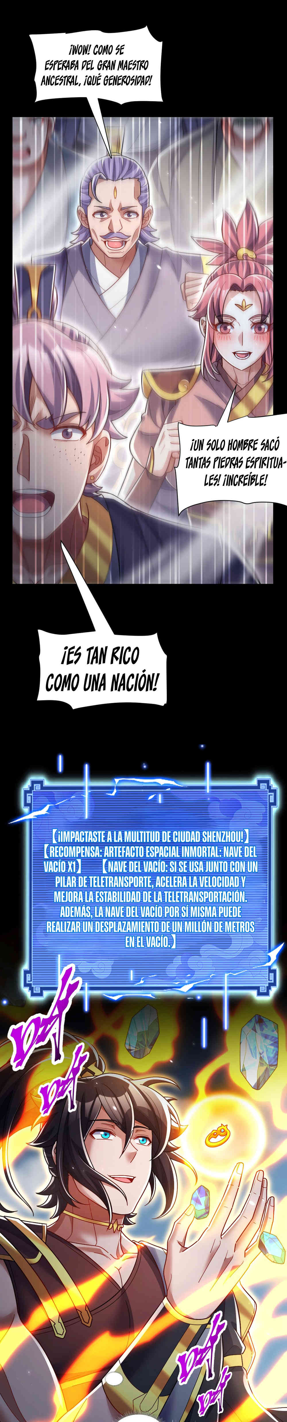 Me vuelvo invencible al sorprender a otros capítulo 105 página 17