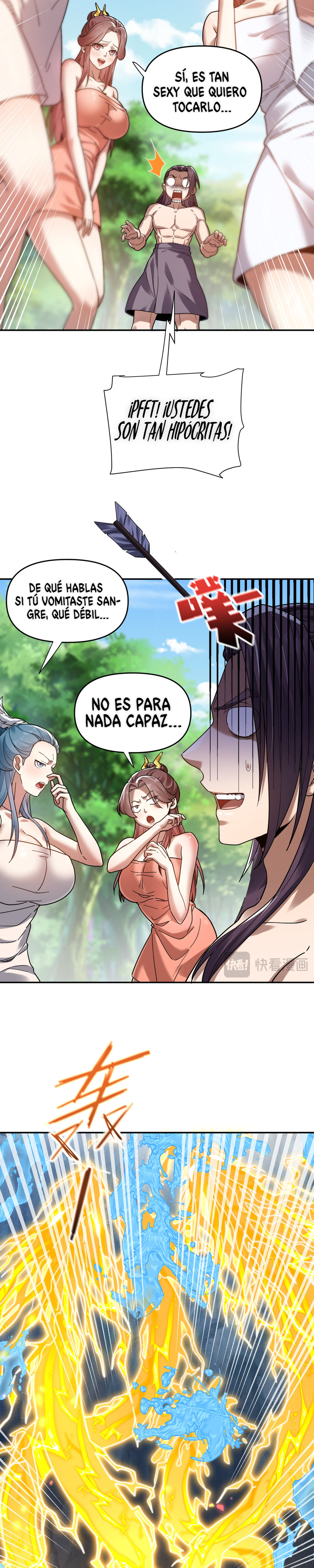 Me vuelvo invencible al sorprender a otros capítulo 17 página 9