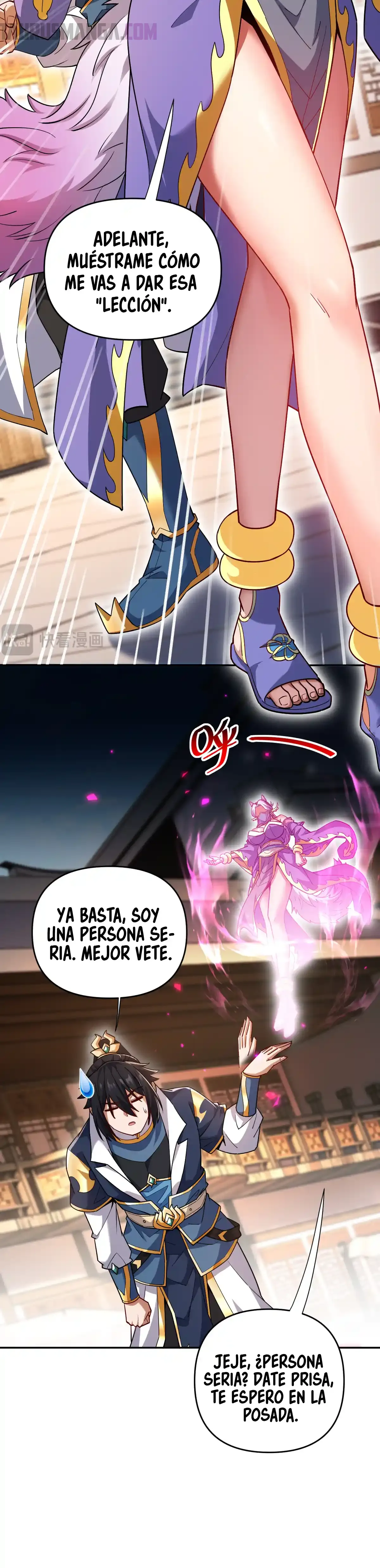 Me vuelvo invencible al sorprender a otros capítulo 58 página 14