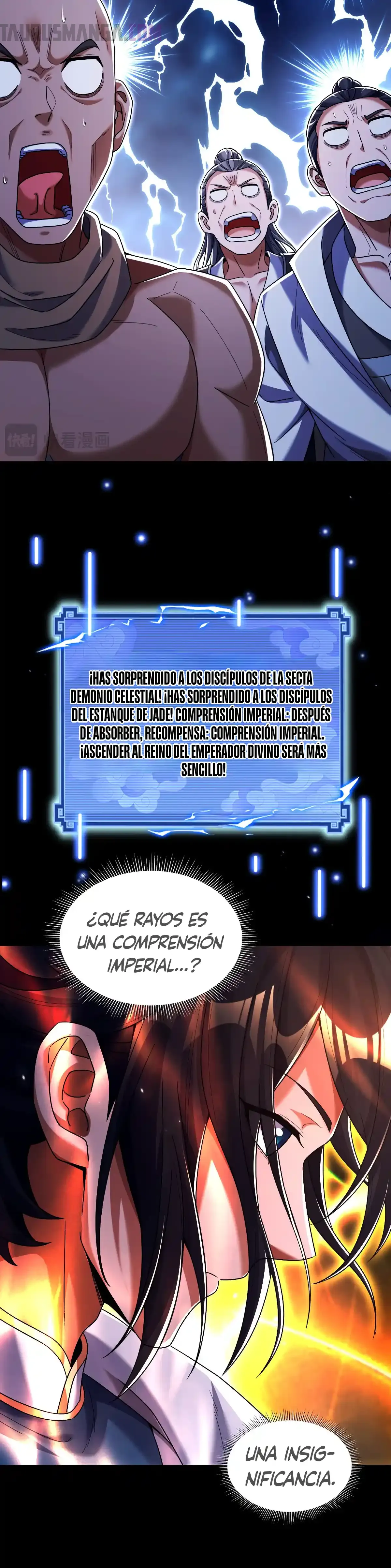 Me vuelvo invencible al sorprender a otros capítulo 74 página 4