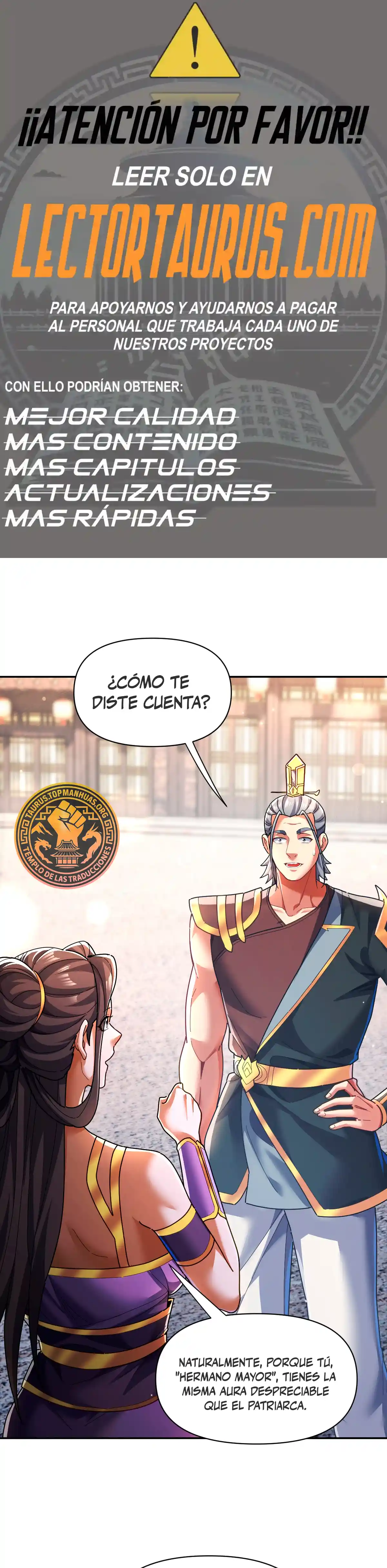 Me vuelvo invencible al sorprender a otros capítulo 96 página 1