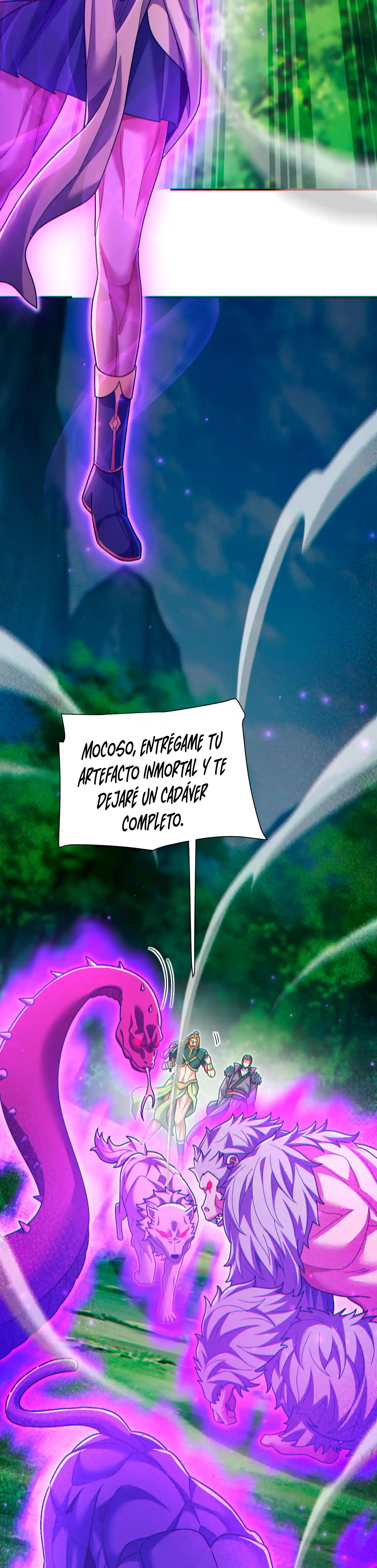 Me vuelvo invencible al sorprender a otros capítulo 96 página 21