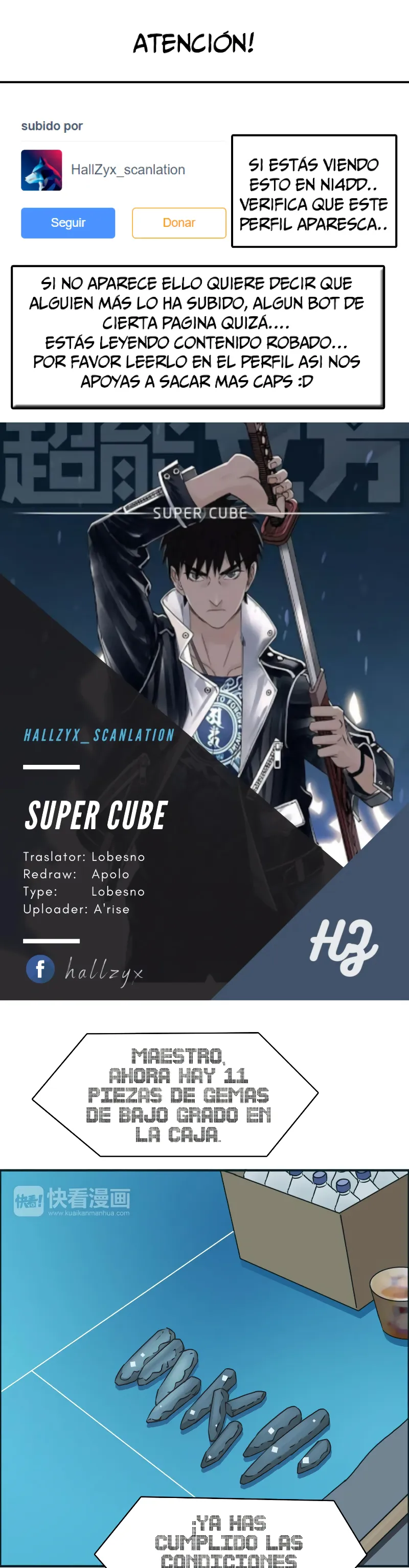 Super Cubo capítulo 15 página 1
