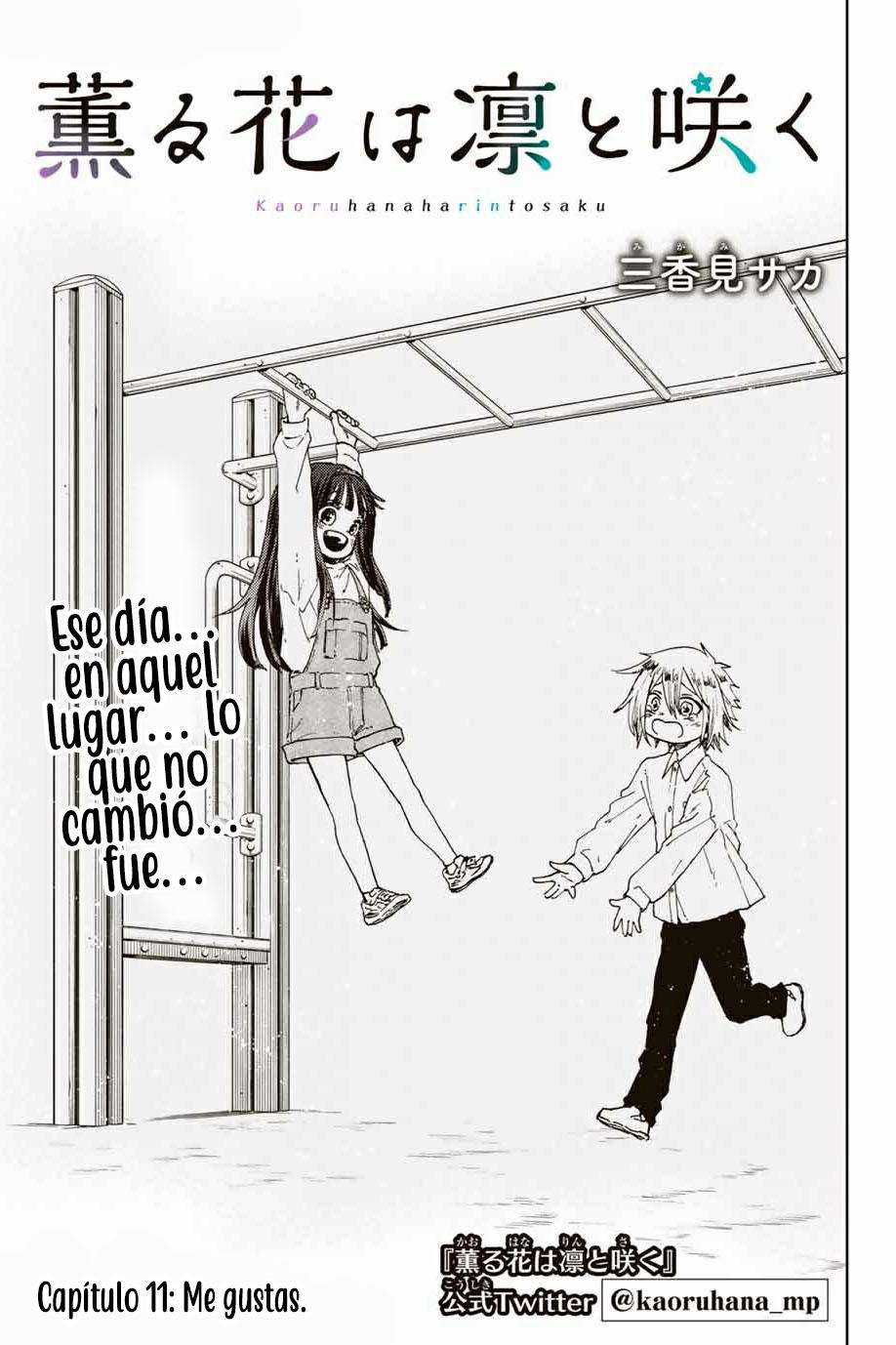 Kaoru Hana Wa Rin To Saku capítulo 11 página 3