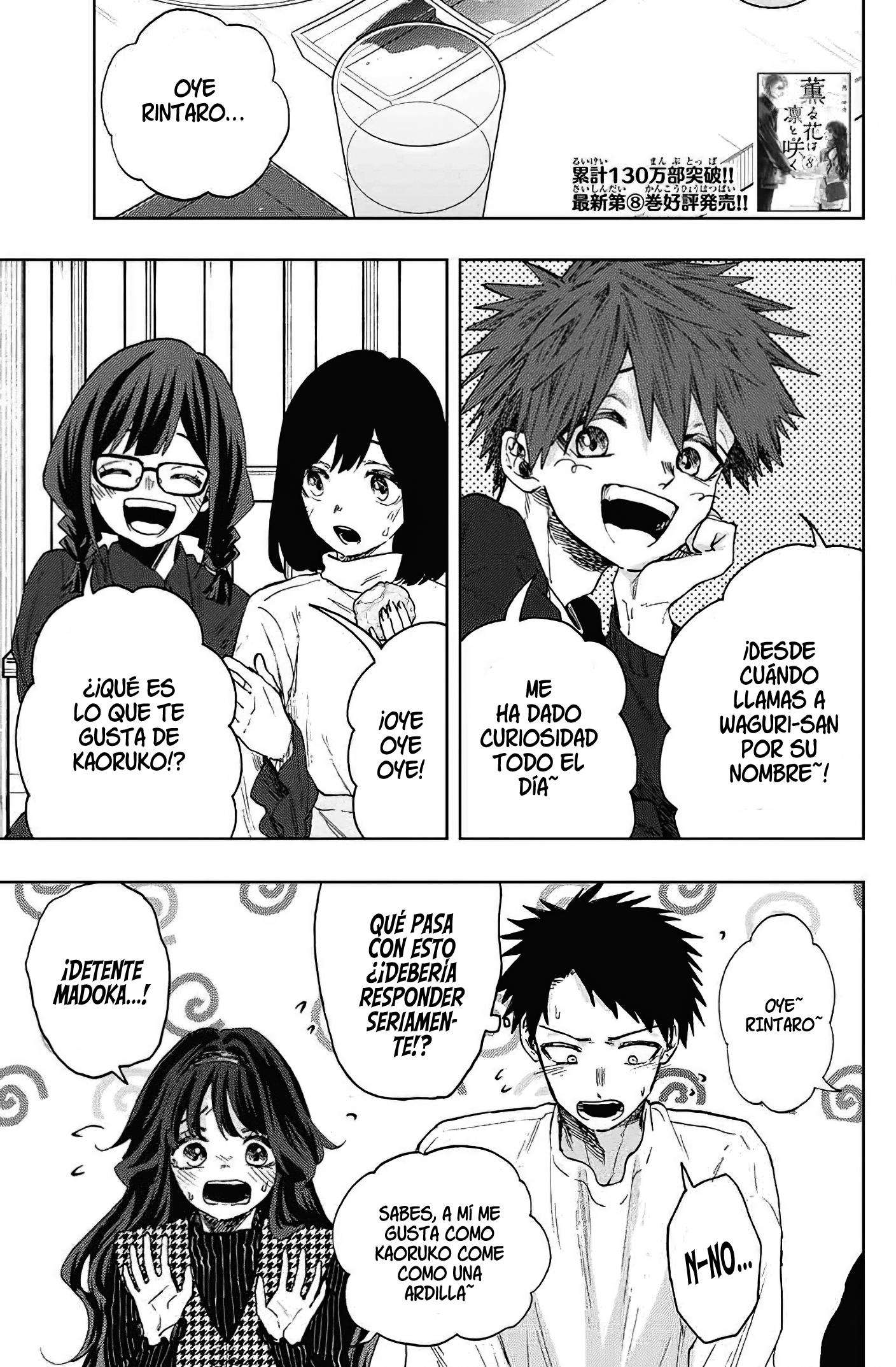 Kaoru Hana Wa Rin To Saku capítulo 72 página 3