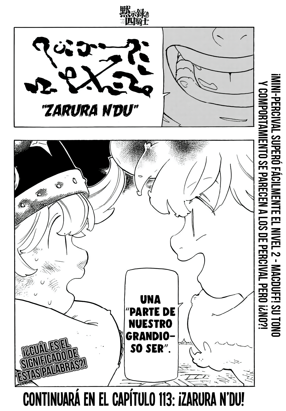Mokushiroku no Yonkishi capítulo 112 página 20