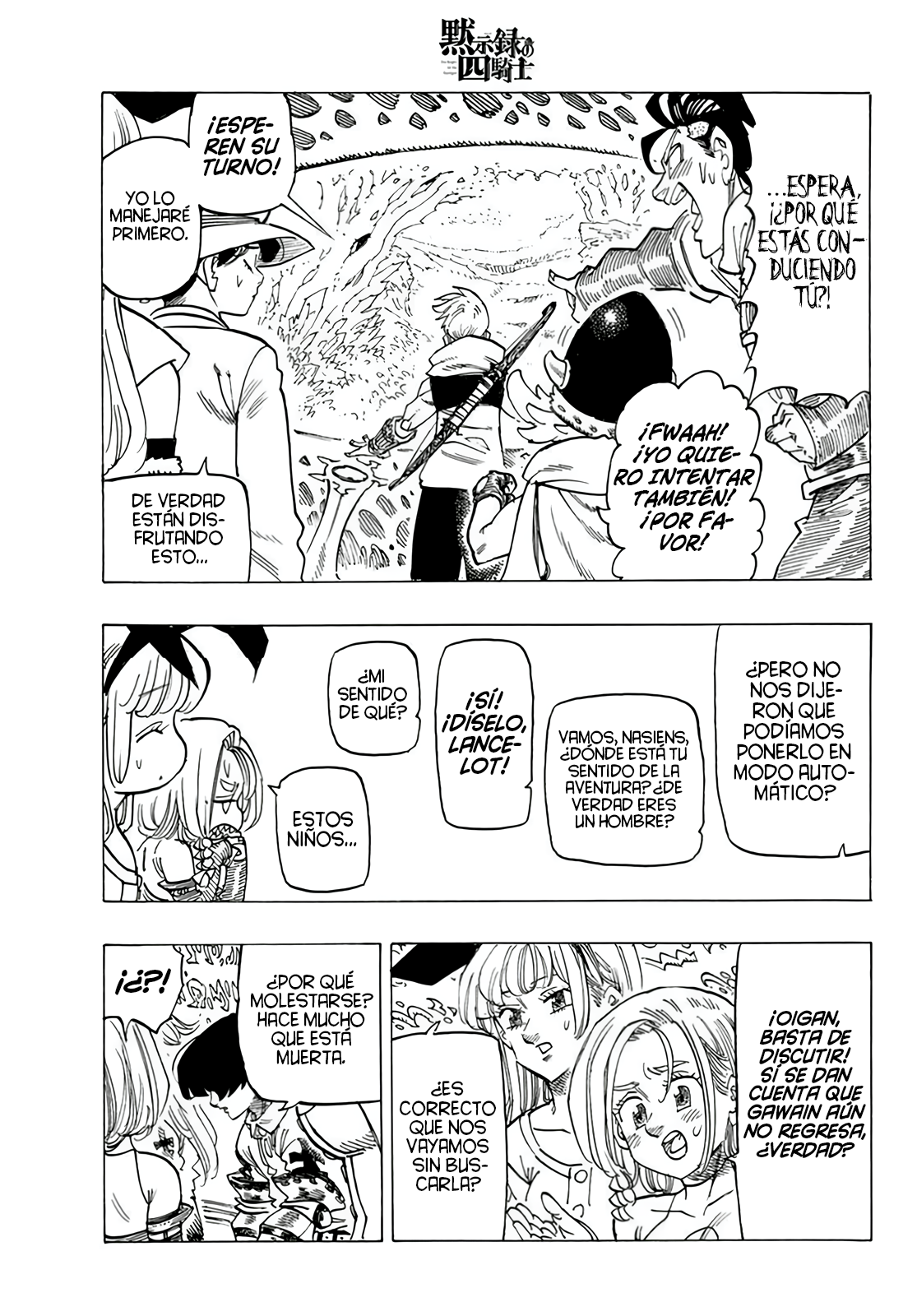 Mokushiroku no Yonkishi capítulo 114 página 9