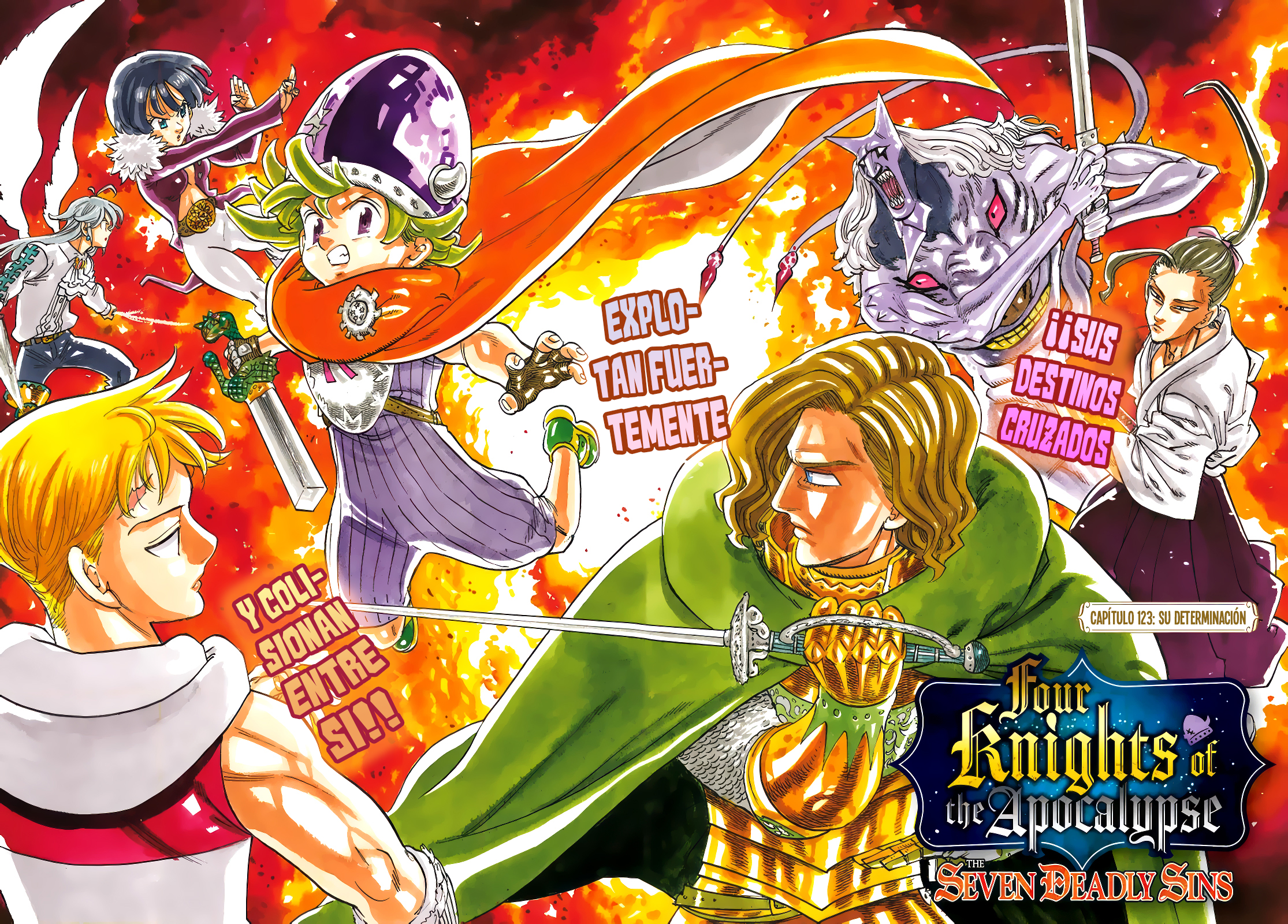 Mokushiroku no Yonkishi capítulo 123 página 2
