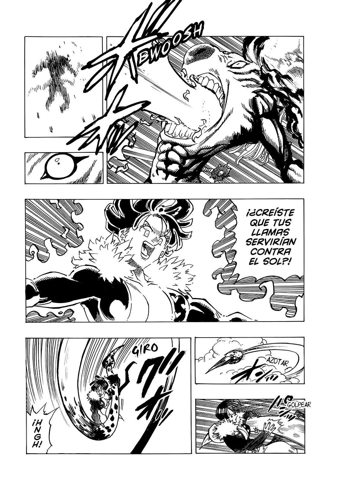 Mokushiroku no Yonkishi capítulo 123 página 4