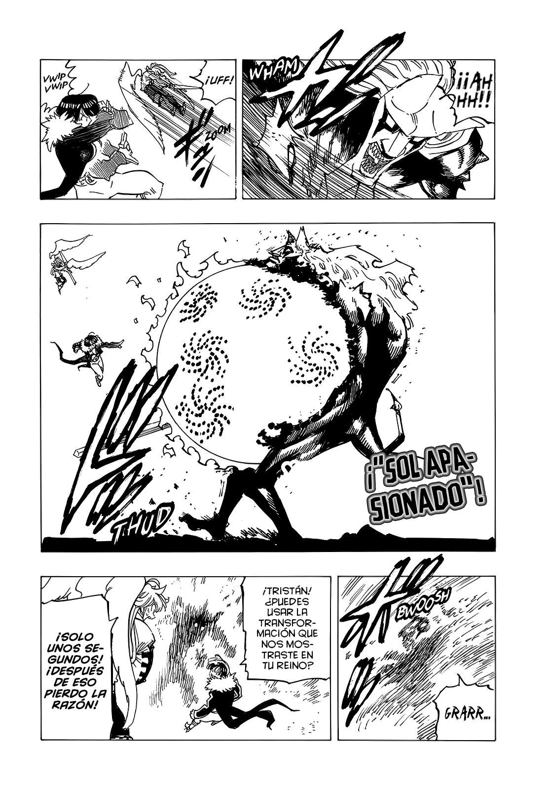Mokushiroku no Yonkishi capítulo 123 página 8