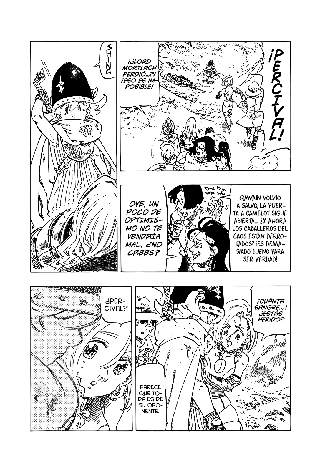 Mokushiroku no Yonkishi capítulo 127 página 5